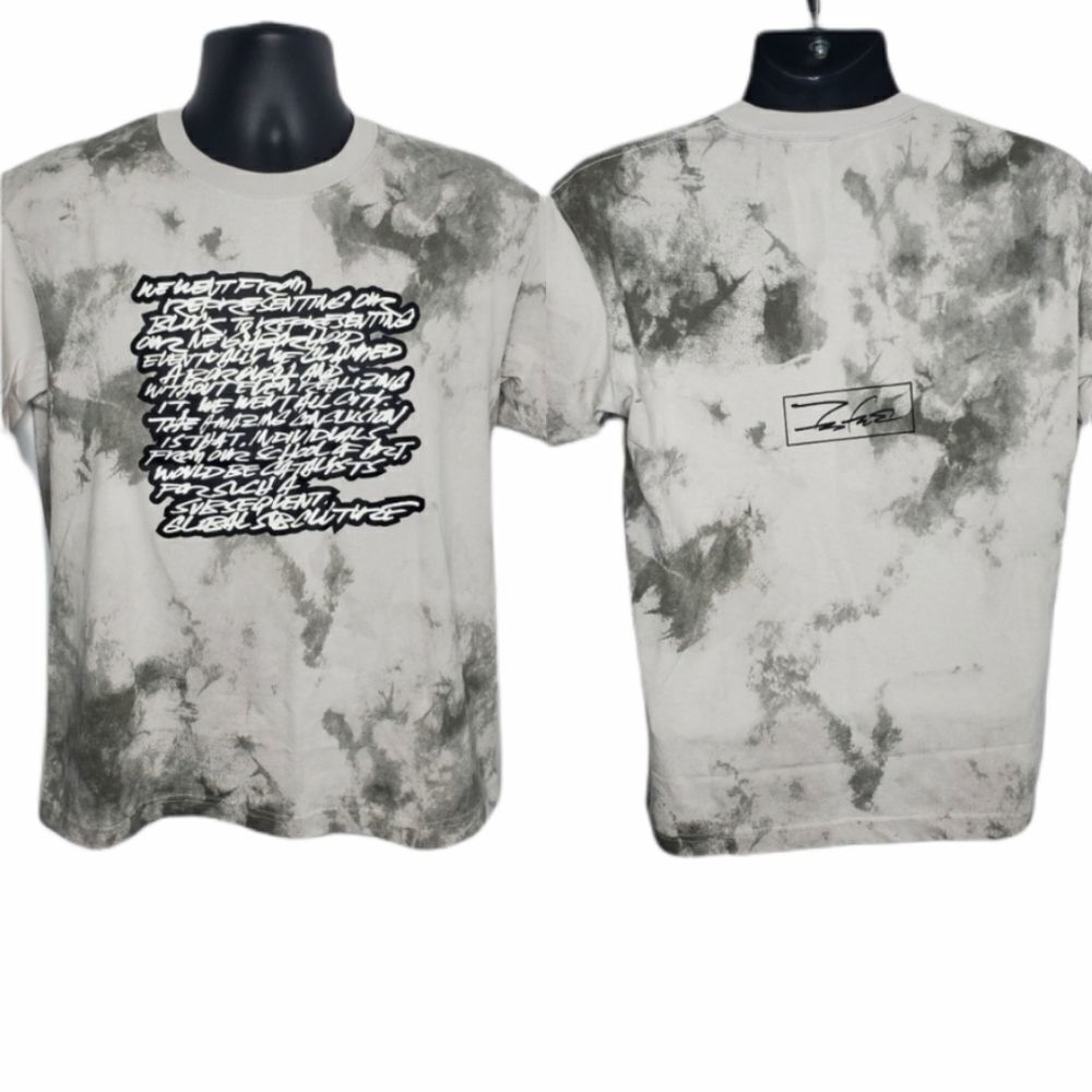 UNIQLO x FUTURA LABORATORIES shirt  tie‎ dye script t-shirt XS